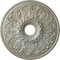 Ekena Millwork Ashley Ceiling Medallion (Fits Canopies up to 4 3/4"), 23 7/8"OD x 4"ID x 2 1/8"P, Flash Gold CM23ASFLS - alternate 1